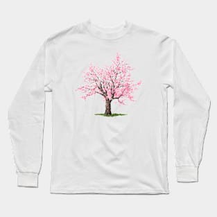 June birthday cherry tree Long Sleeve T-Shirt